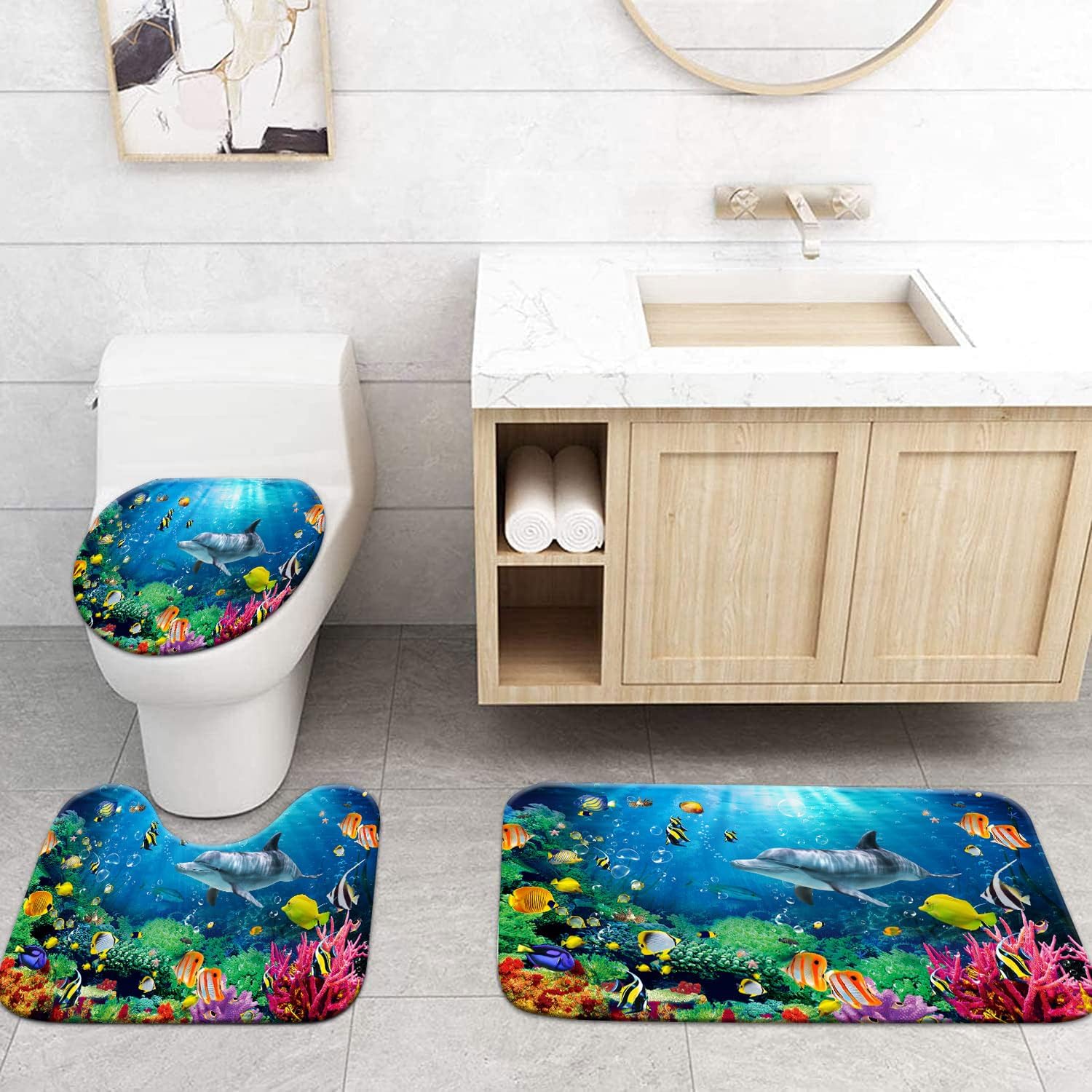 Kids Bath Set Blue Ocean