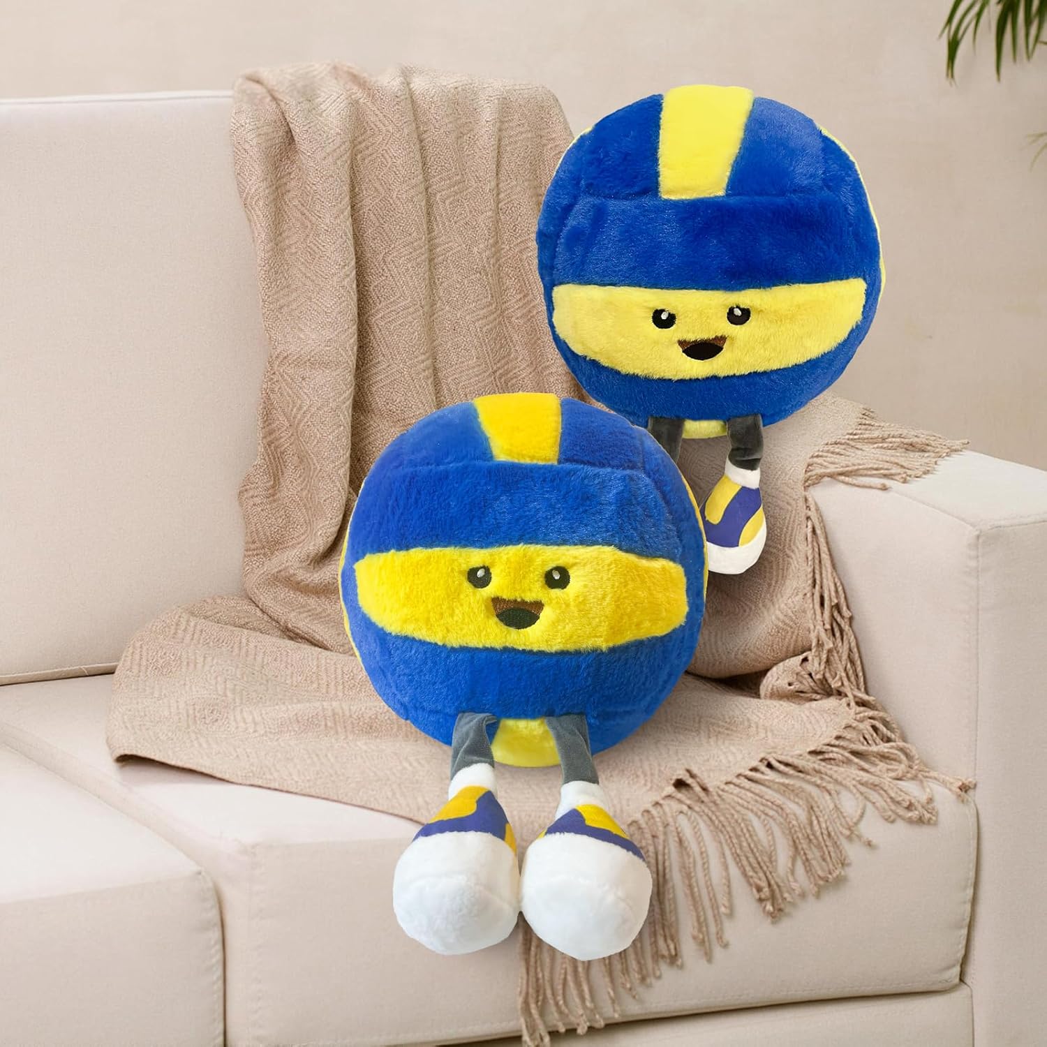 Fun Volleyball Plush Pillow