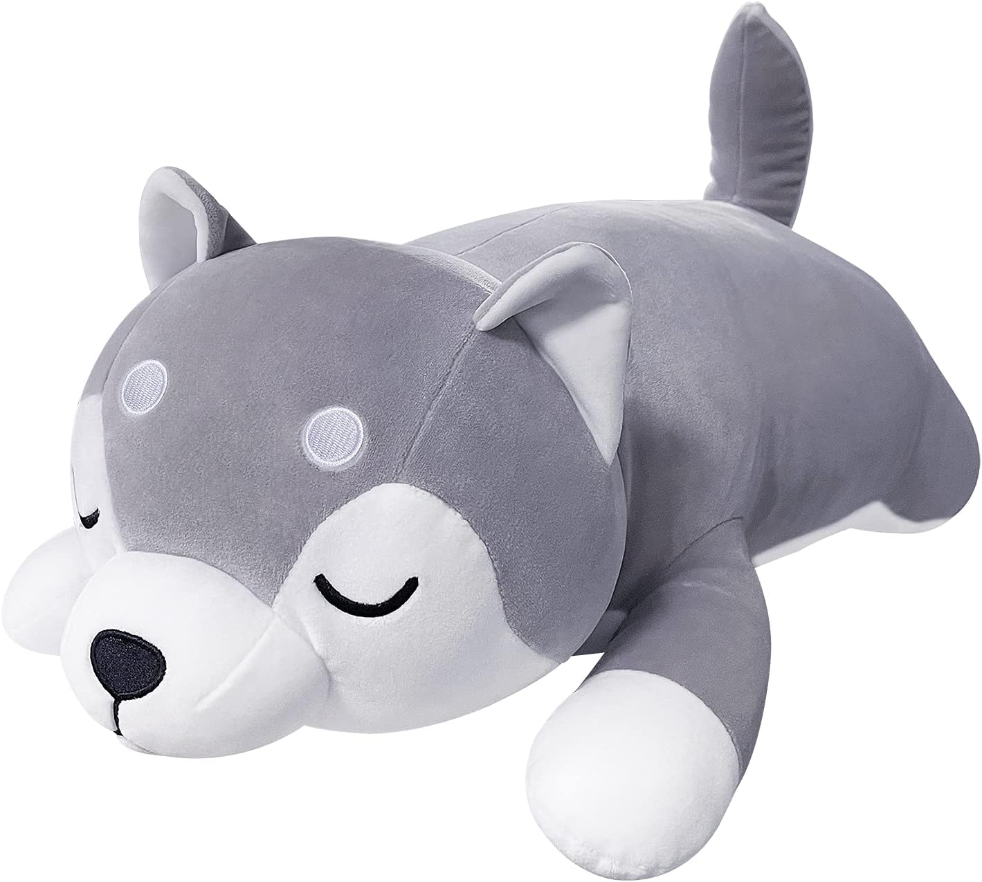 Husky Plush Pillow 30 Soft Cozy