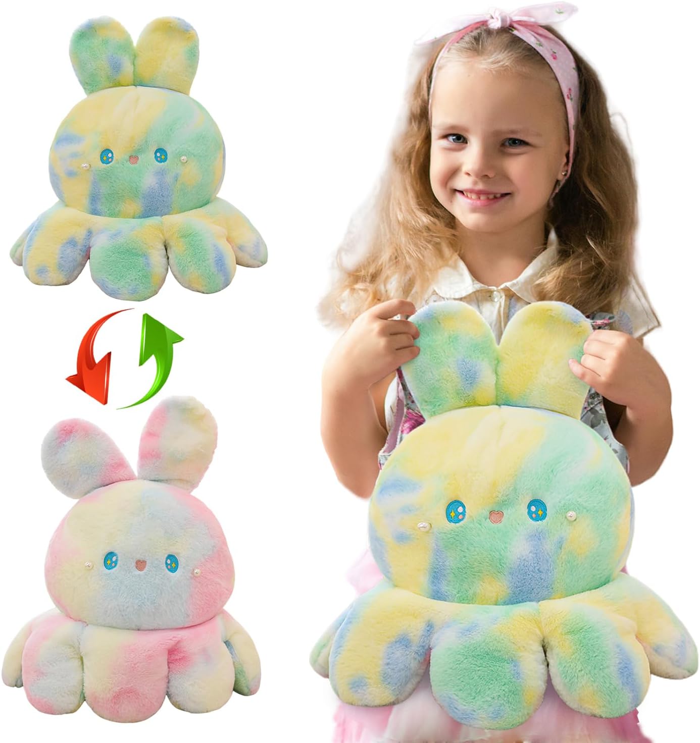 Octopus Rabbit Reversible Plushie