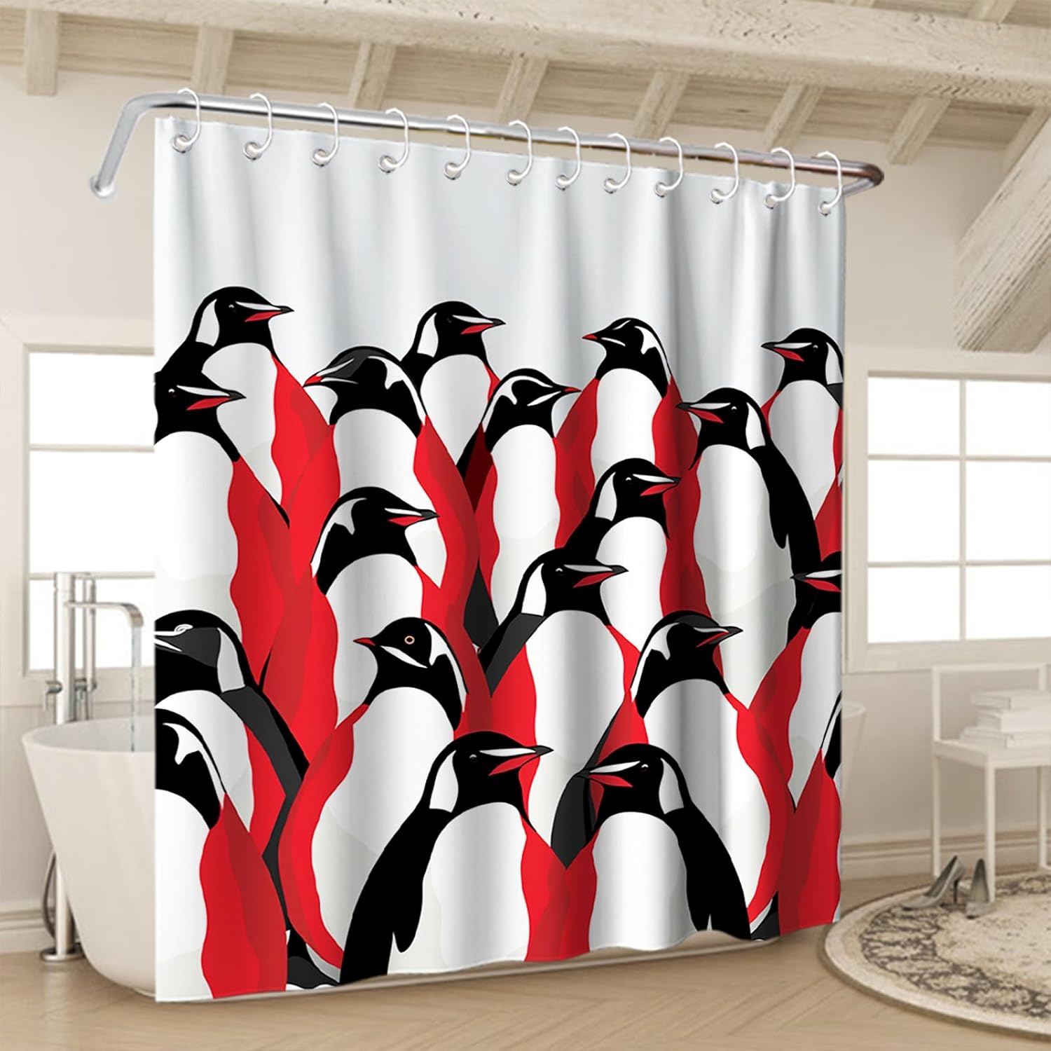 Cute Red Penguin for Kids