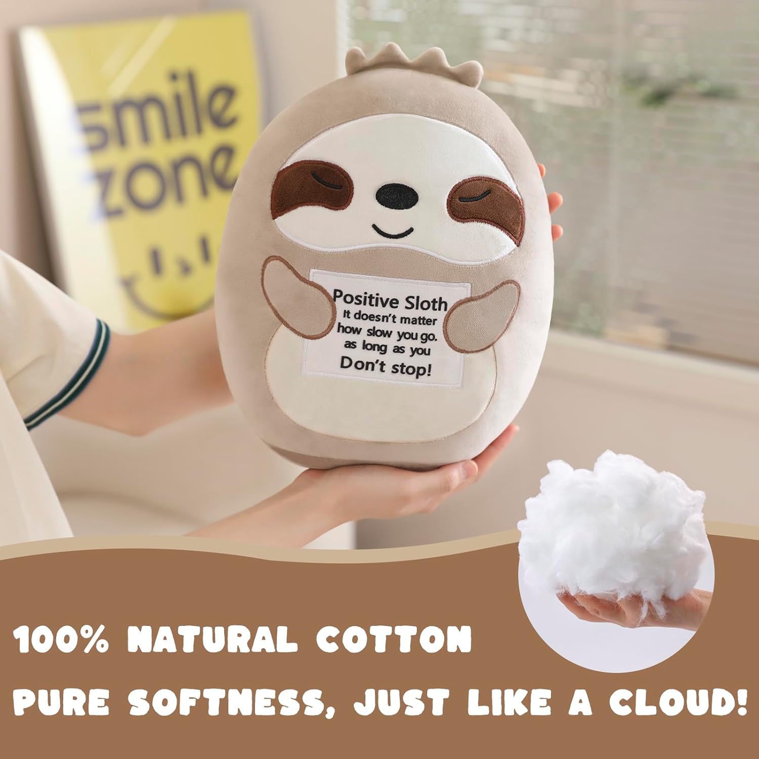Sloth Plush Toy for Emotional Support and Comfort