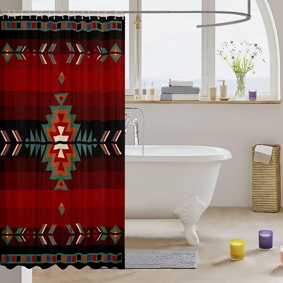 Feelyou 72x72 Bath Curtain for Kids