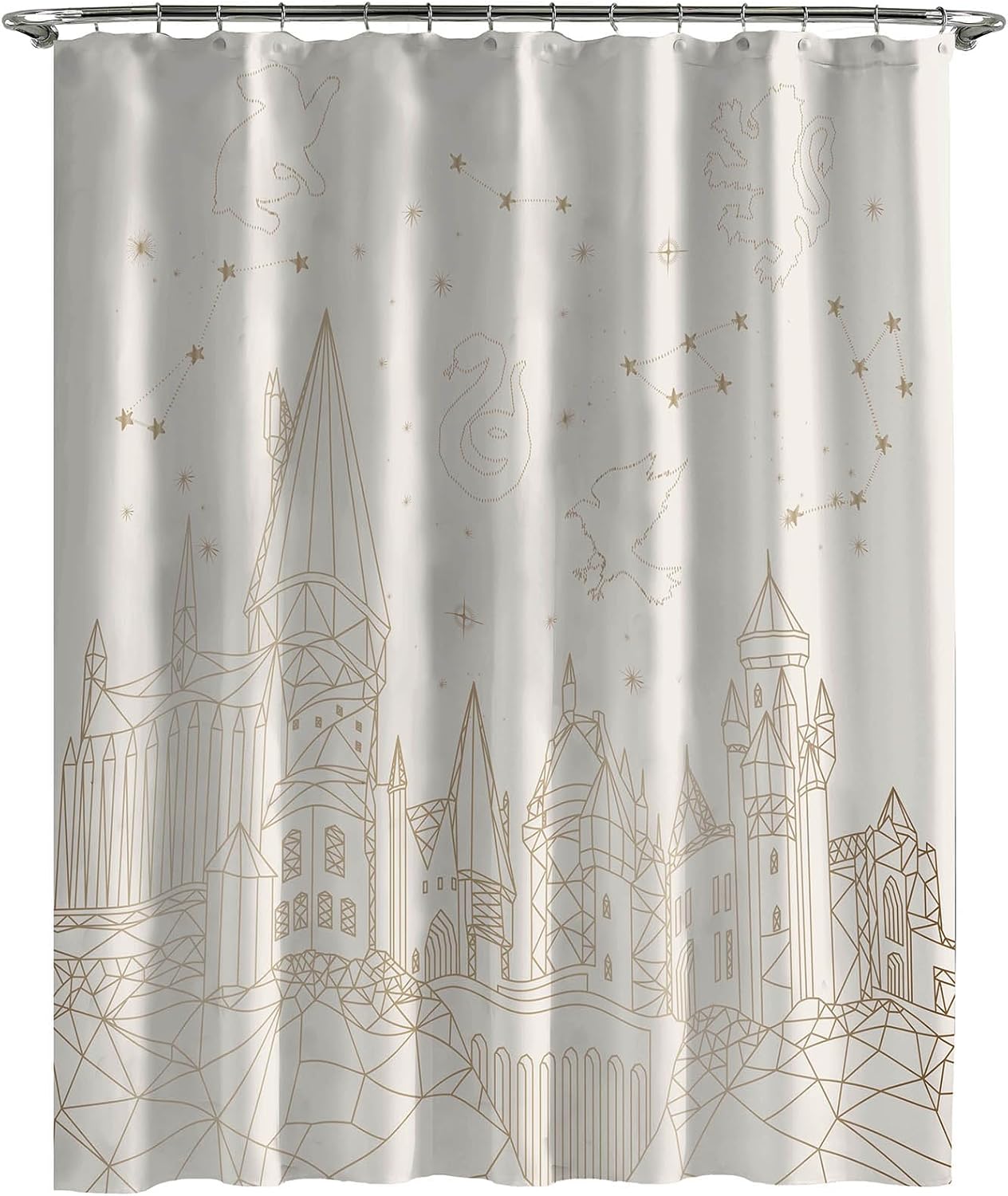 Harry Potter Hogwarts Cylinder Shower Curtain - Neutral Hogwarts More