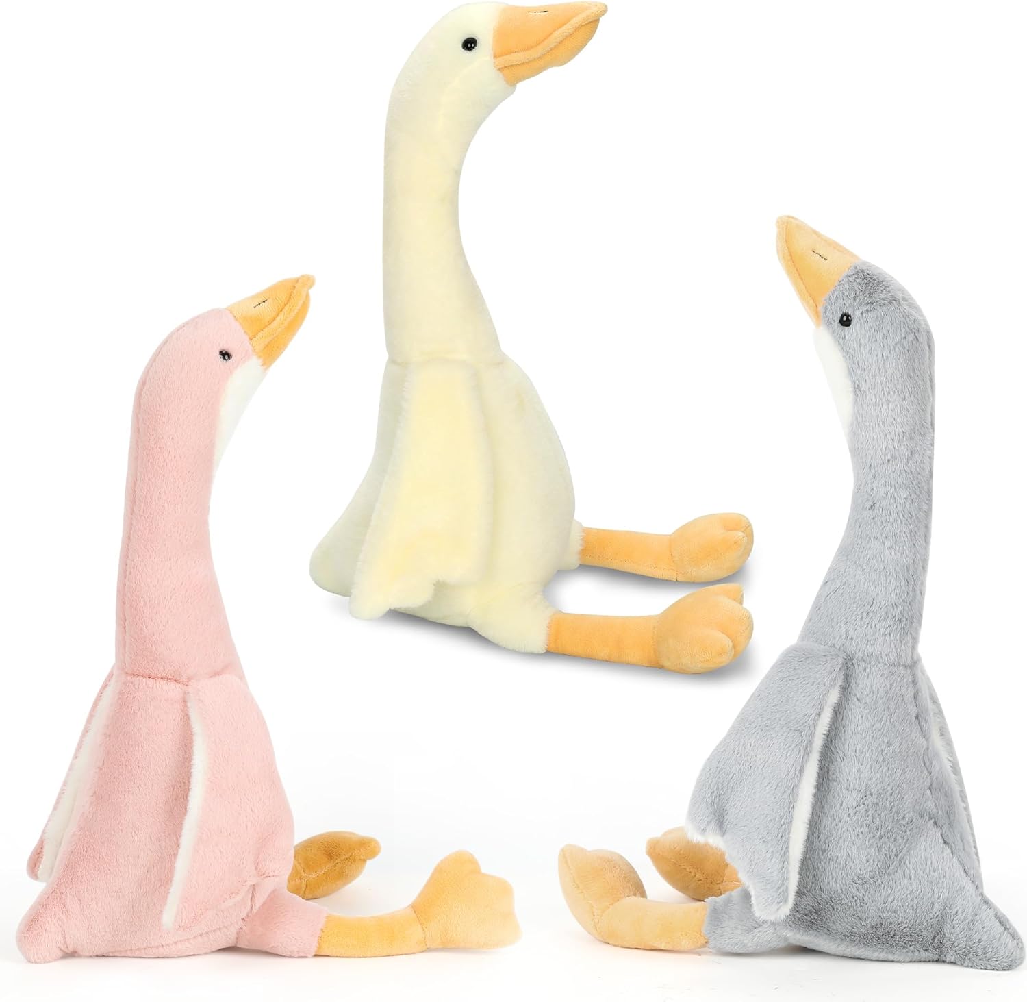 Swan Goose Stuffed Animal Set of 3