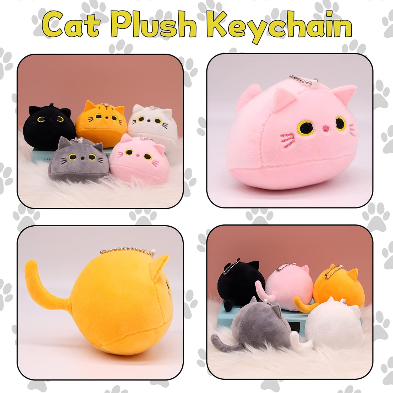 3D Plush Cat Stuffed Animal