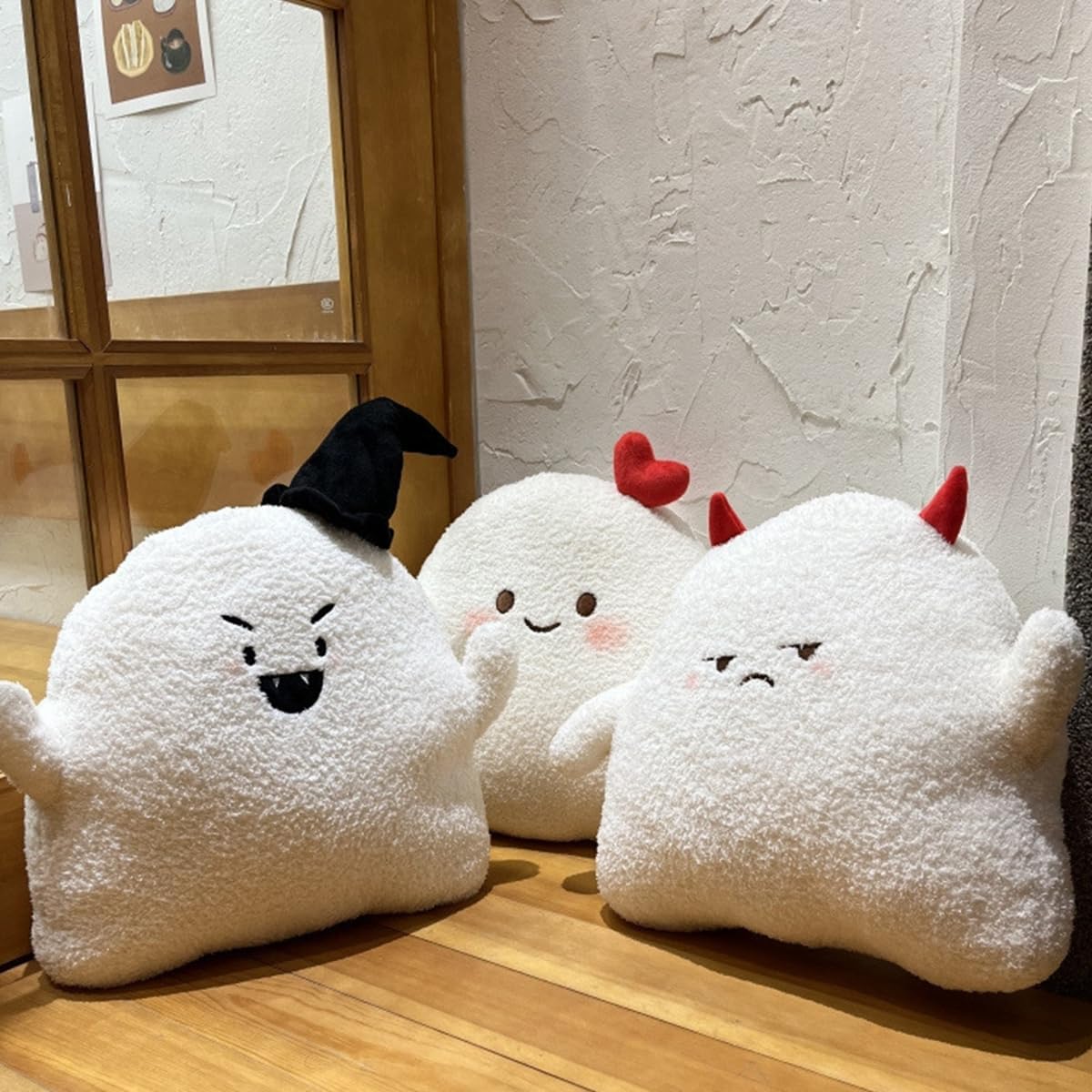 ARELUX Cute Ghost Plush Pillow