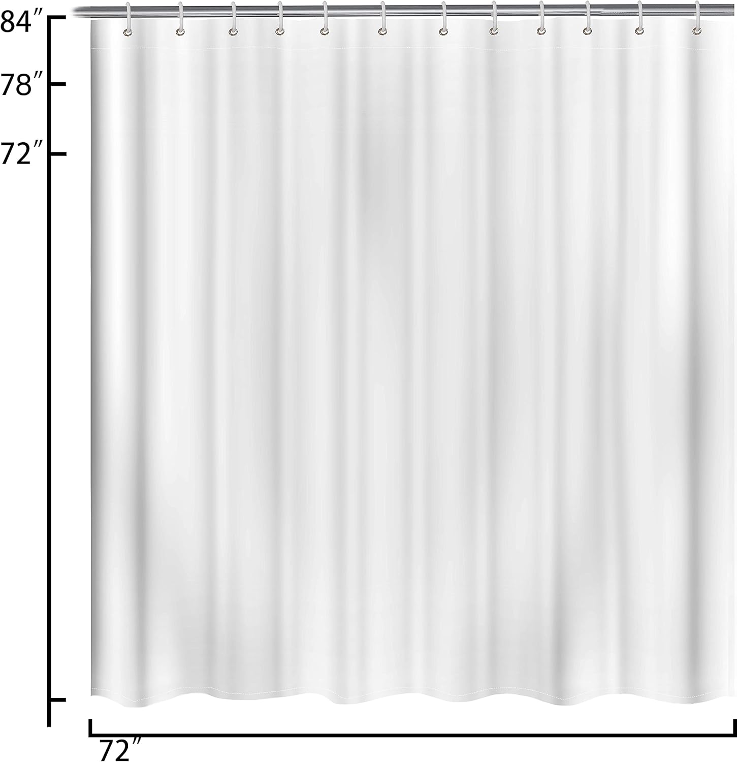 100 polyester 72x72 vibrant shower curtain set for home and RV use