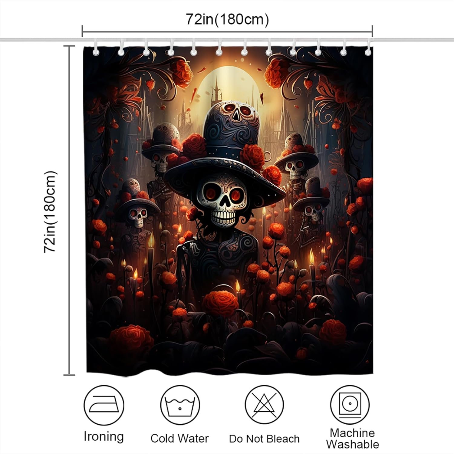 Fun Halloween Bath Decor Set