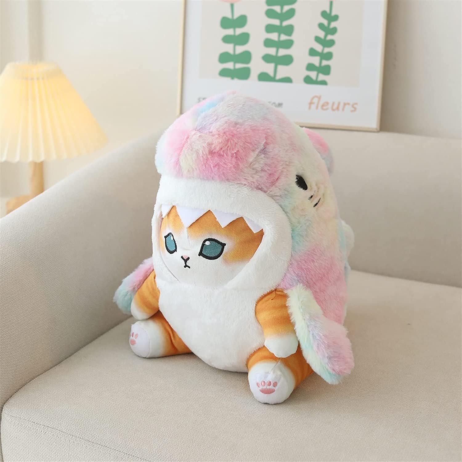Cute Shark Cat Plush 8 Cat plush
