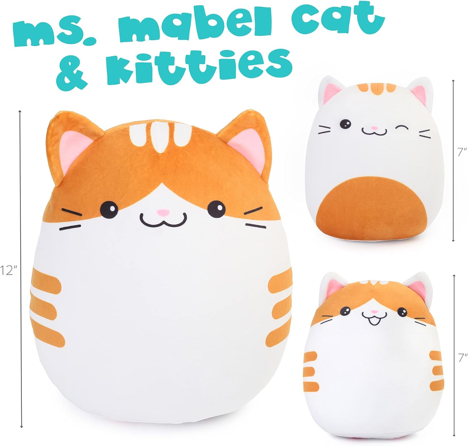 BenBen Cat Plush Toy Set of 3