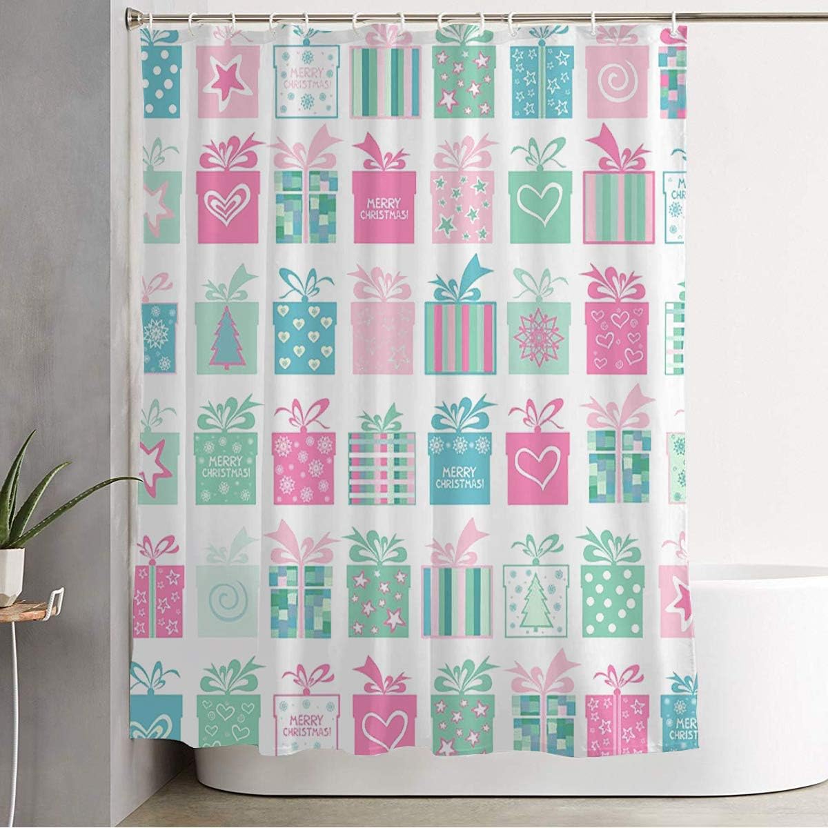 Starobos Blue Bow Christmas Snowflakes 72x72