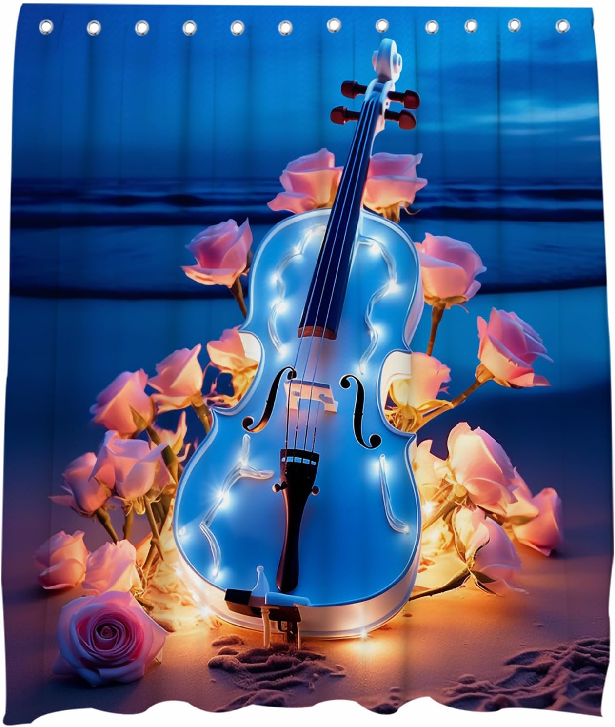 Musical Bath Curtain Set
