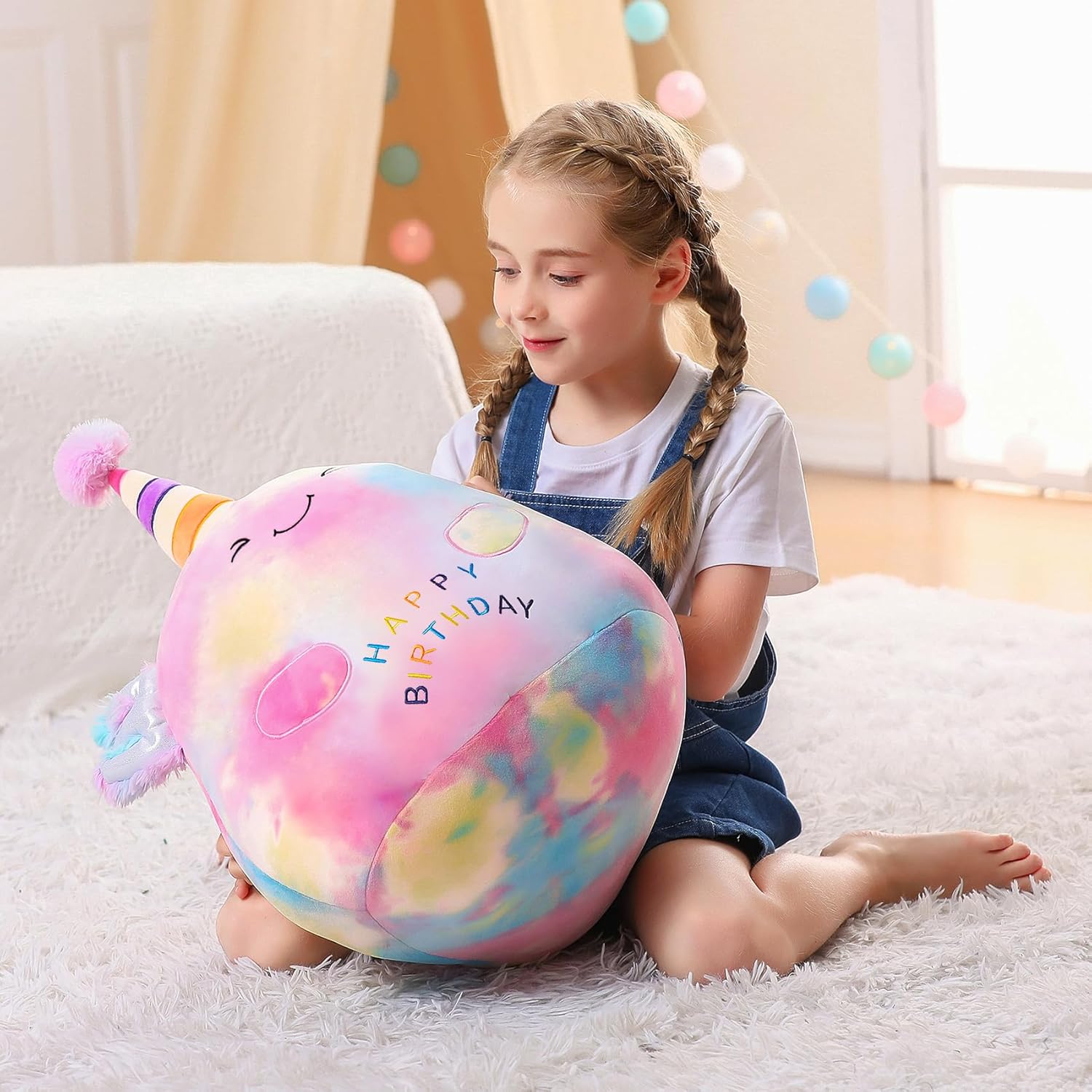 Happy Birthday Axolotl Plush toy