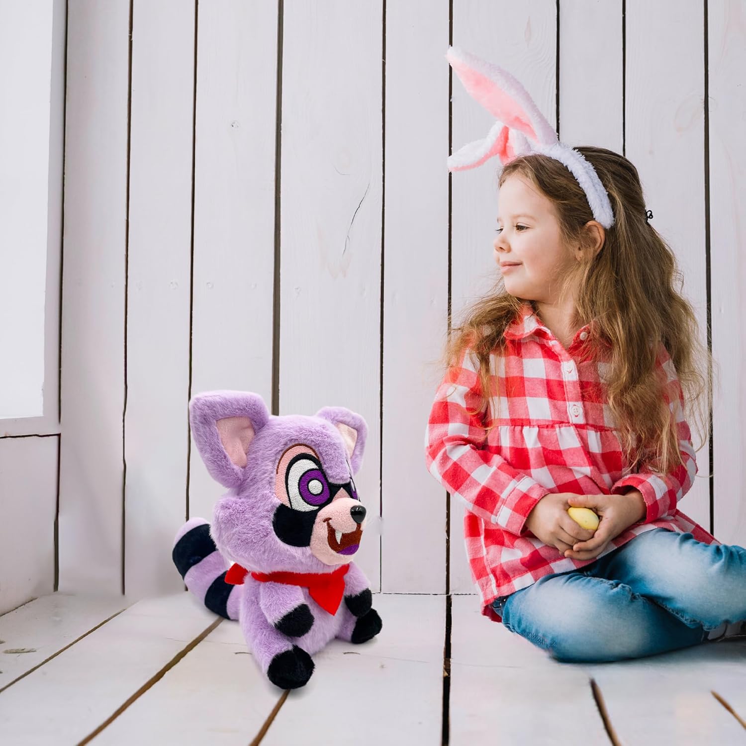 Indigo Park Plush Toys - Rumbley The Raccoon Stuffed Raccoon Pillow