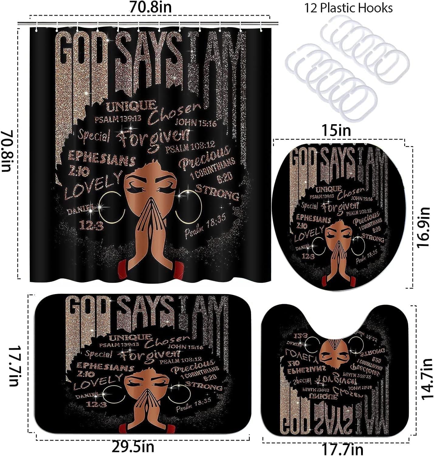 Black Trackback bathroom set