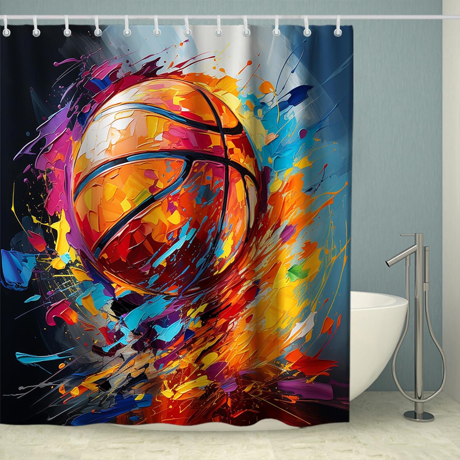 Basketball Hoop Party Unique Playful 72inx72in 72 72