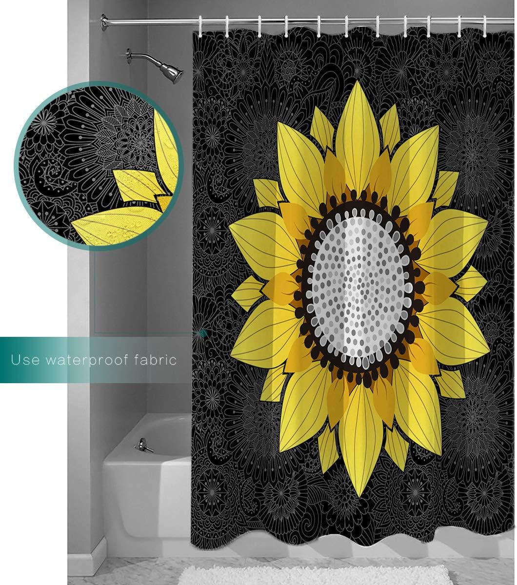 Bath Time Bliss Mandala Sunflower