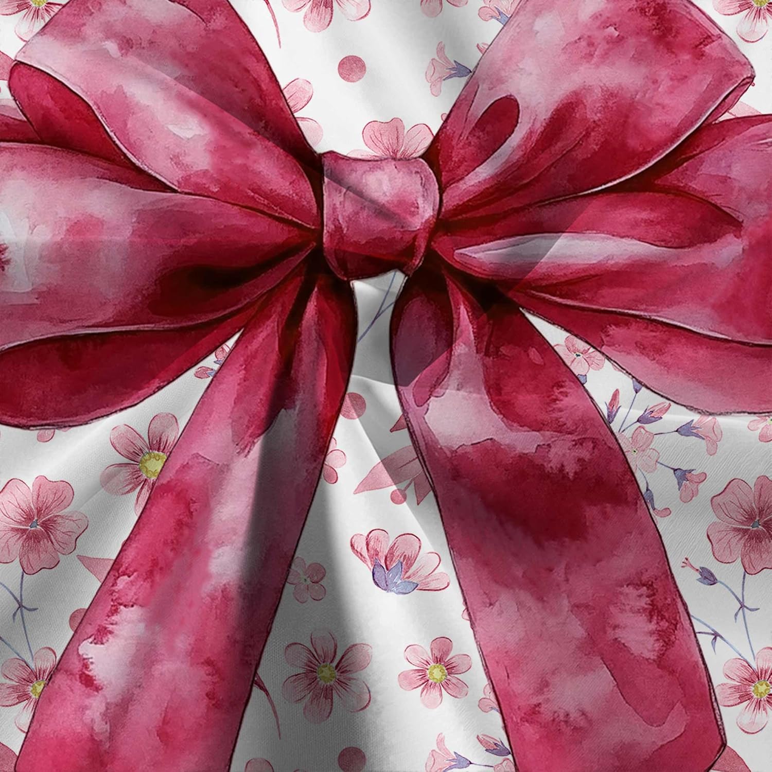 St Patricks Day Bow Adorable Pink Shower Curtain for Kids