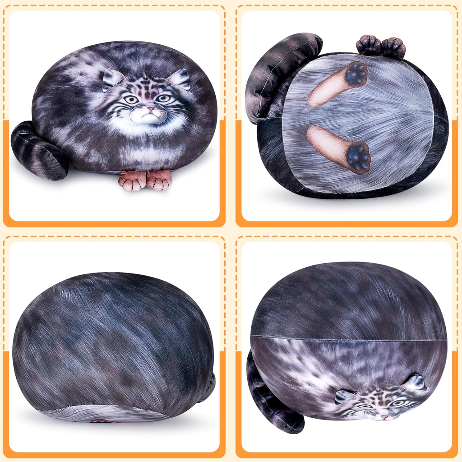 Achwishap Cat Plush Soft Tutus Sturdy Stuffed Animal for Kids Adults