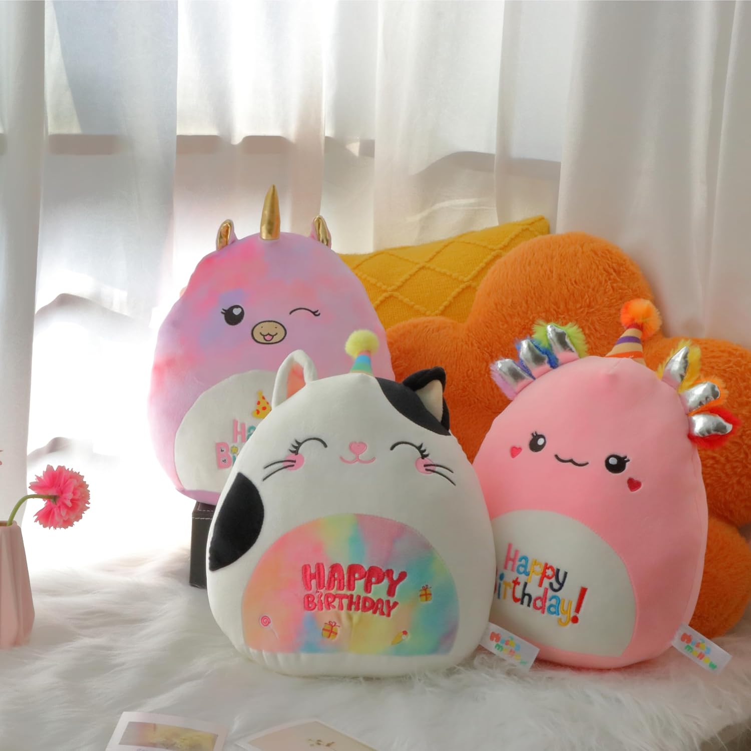 12 Inch Cute Cat Plush Pillow Birthday Gift for Kids