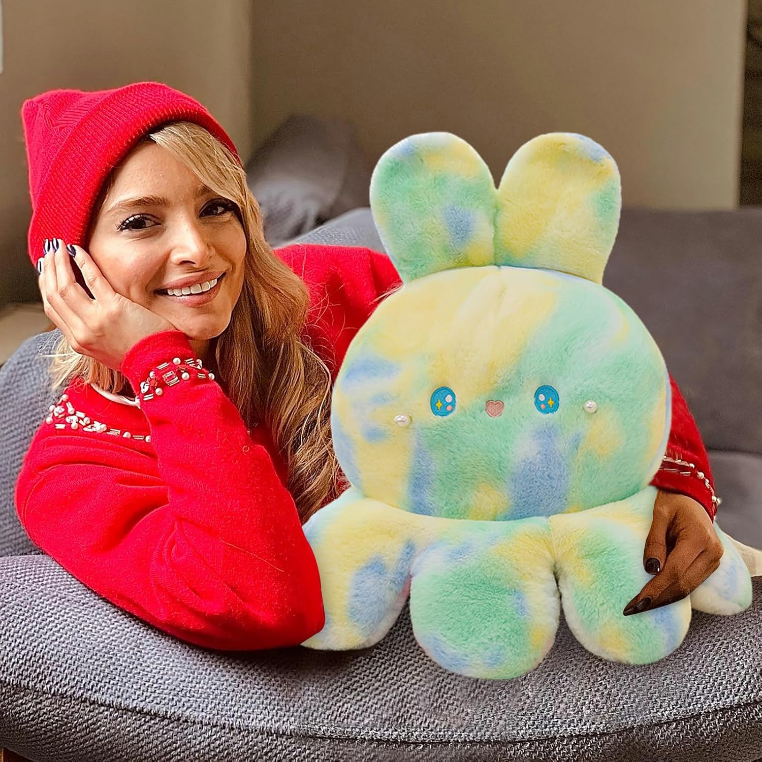 Octopus Rabbit Reversible Plushie