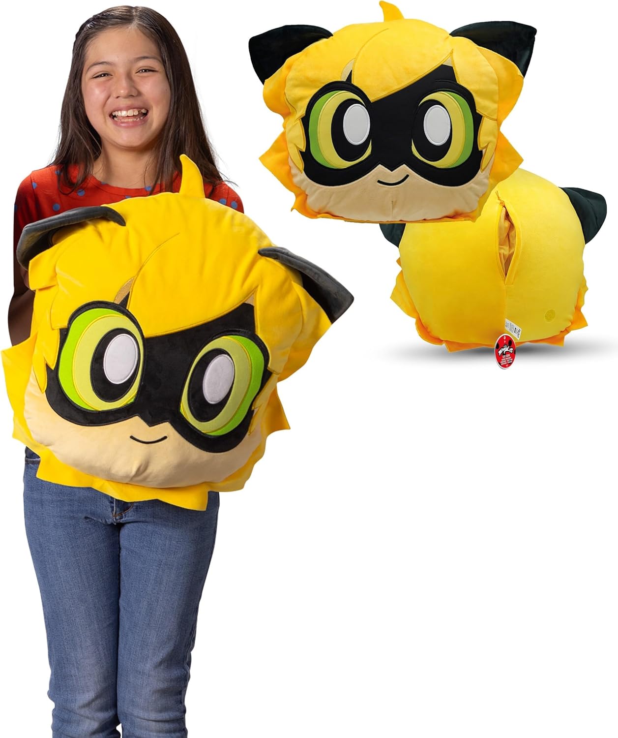 Miraculous Ladybug Plush Pillow for Kids with Secret Pocket