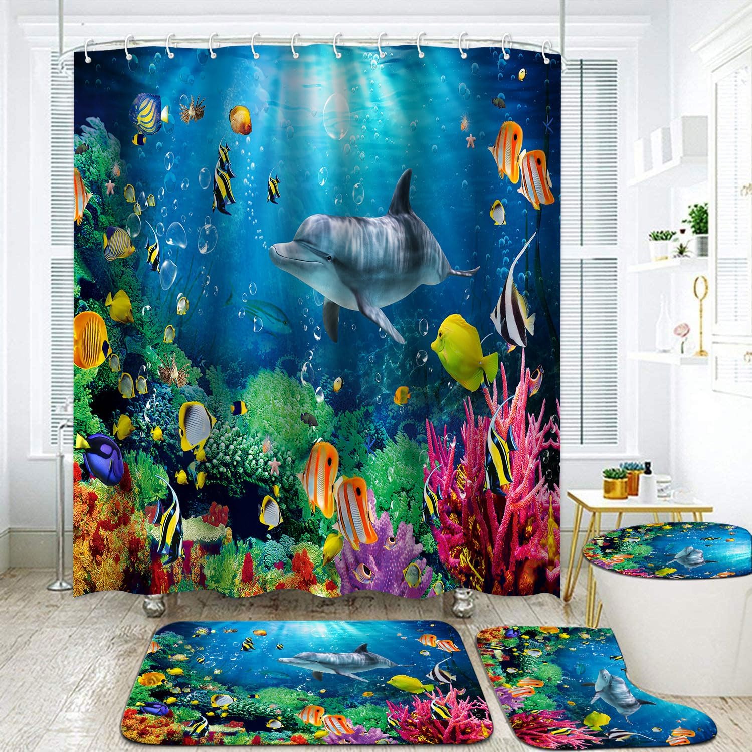 Kids Bath Set Blue Ocean
