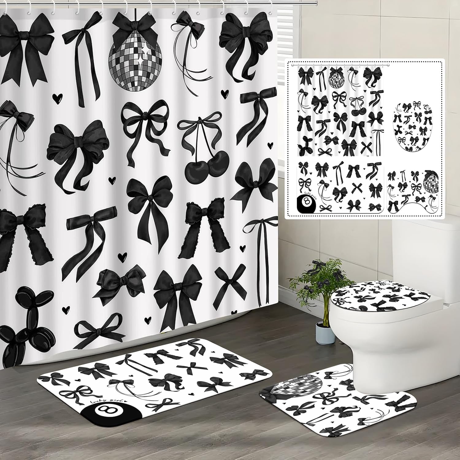 Elegant Girly Bath Set