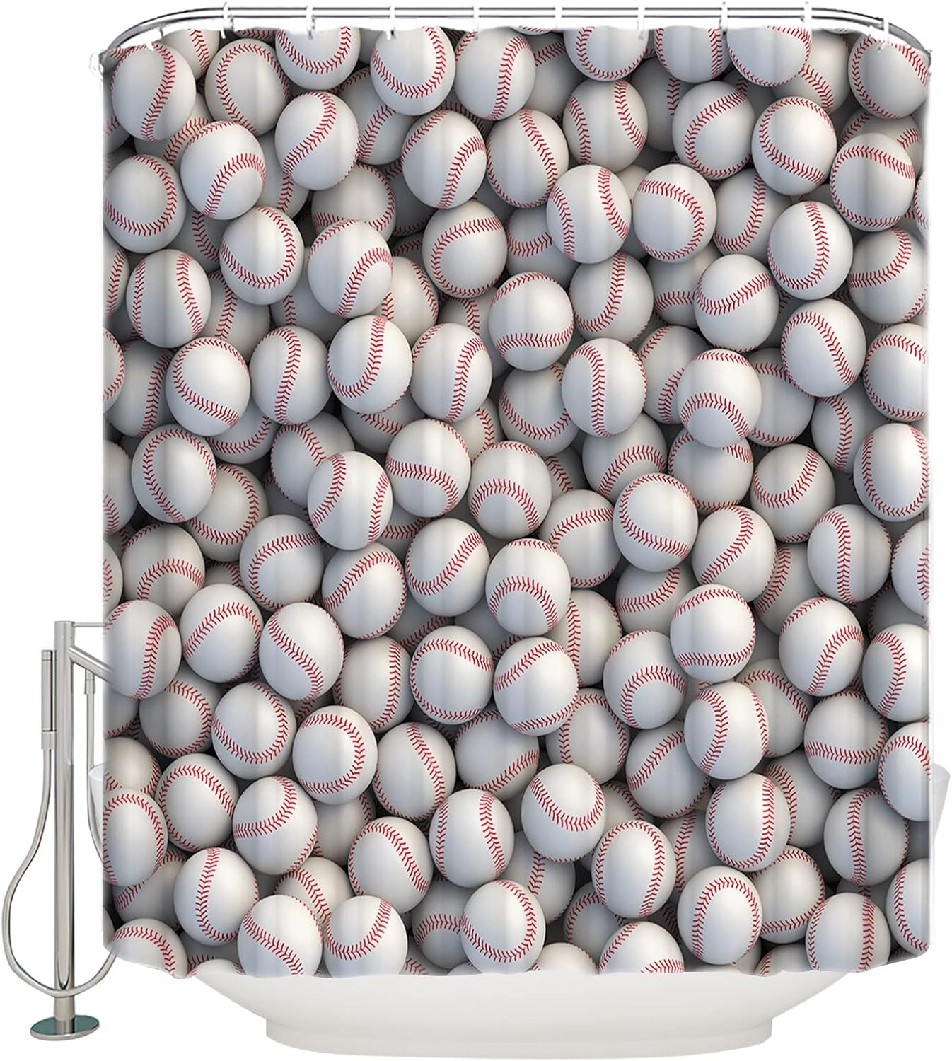 sporty 48x72 shower curtain