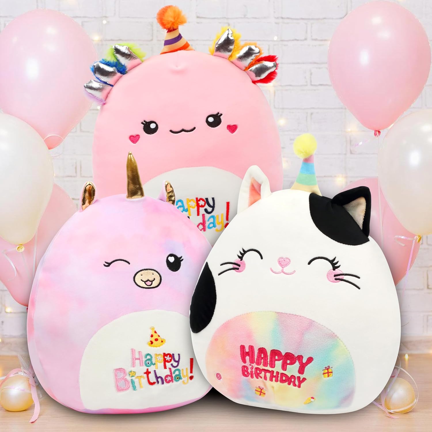 12 Inch Cute Cat Plush Pillow Birthday Gift for Kids