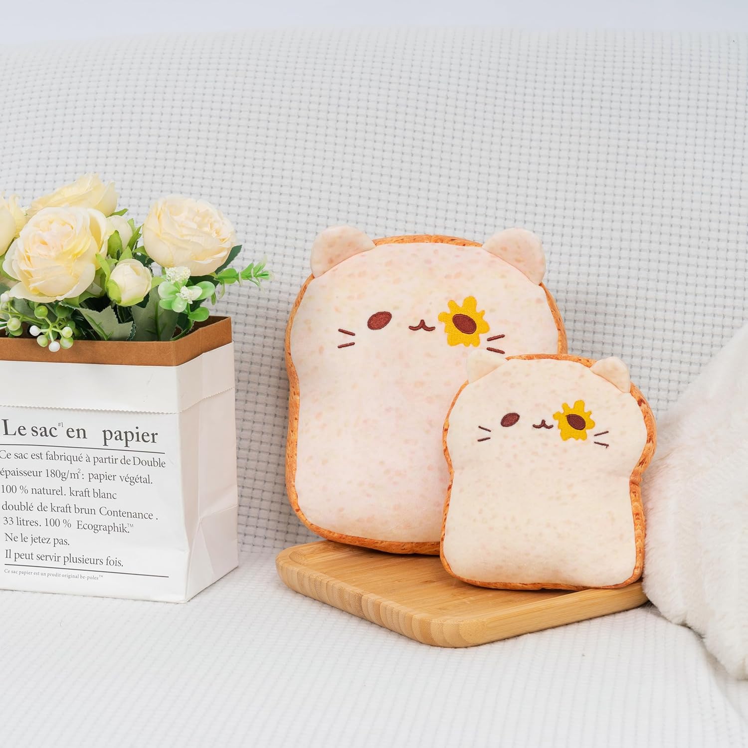 Caaaat Toast Bread Pillow