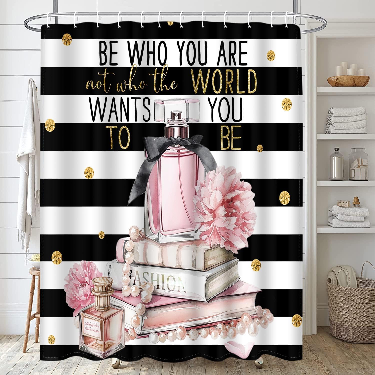 Arttown Pink Bathroom Set Peaceful Wash with Style