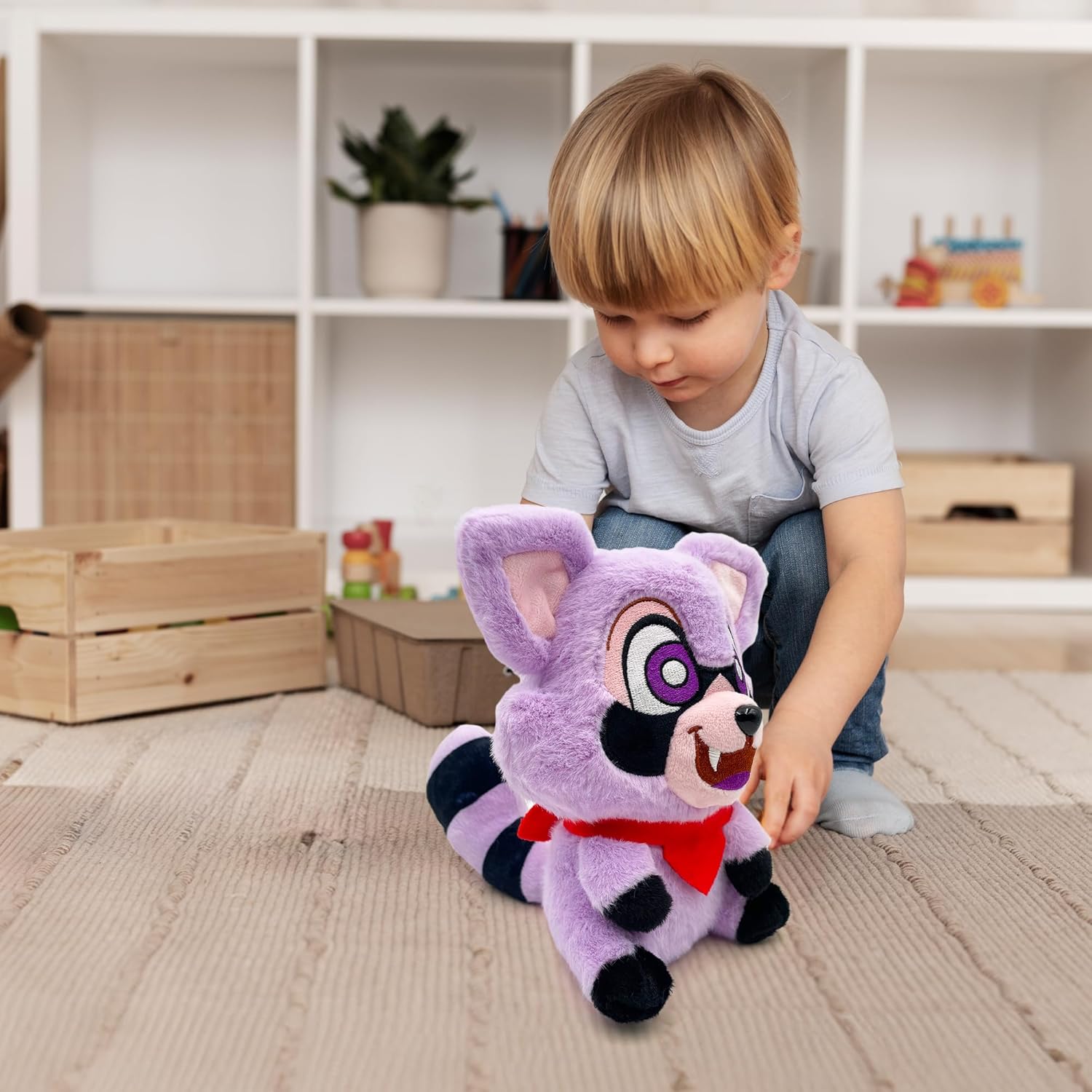 Indigo Park Plush Toys - Rumbley The Raccoon Stuffed Raccoon Pillow