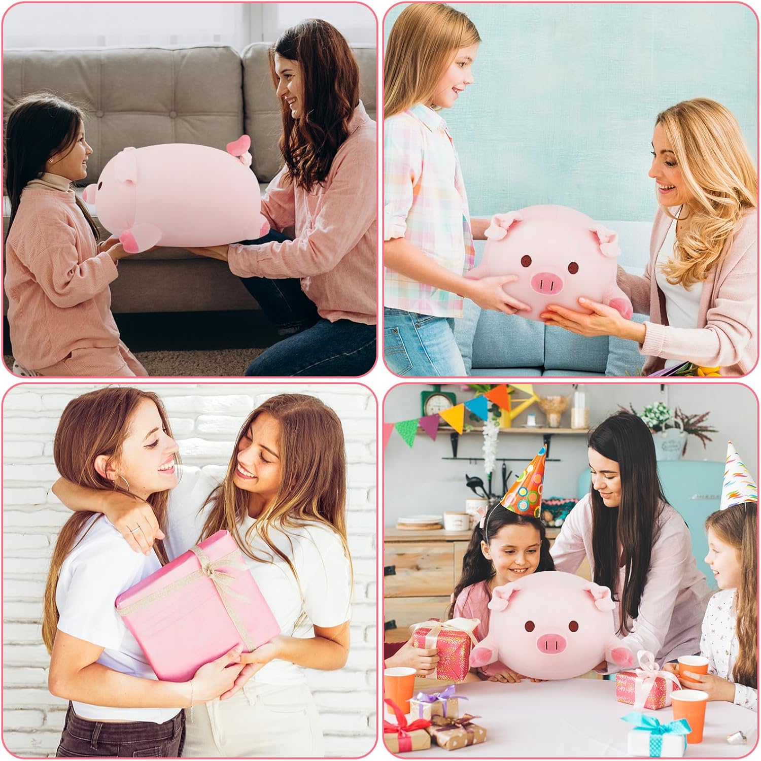Achwishap 5PCS Plush Family Set - Joyful and Cozy for All Ages