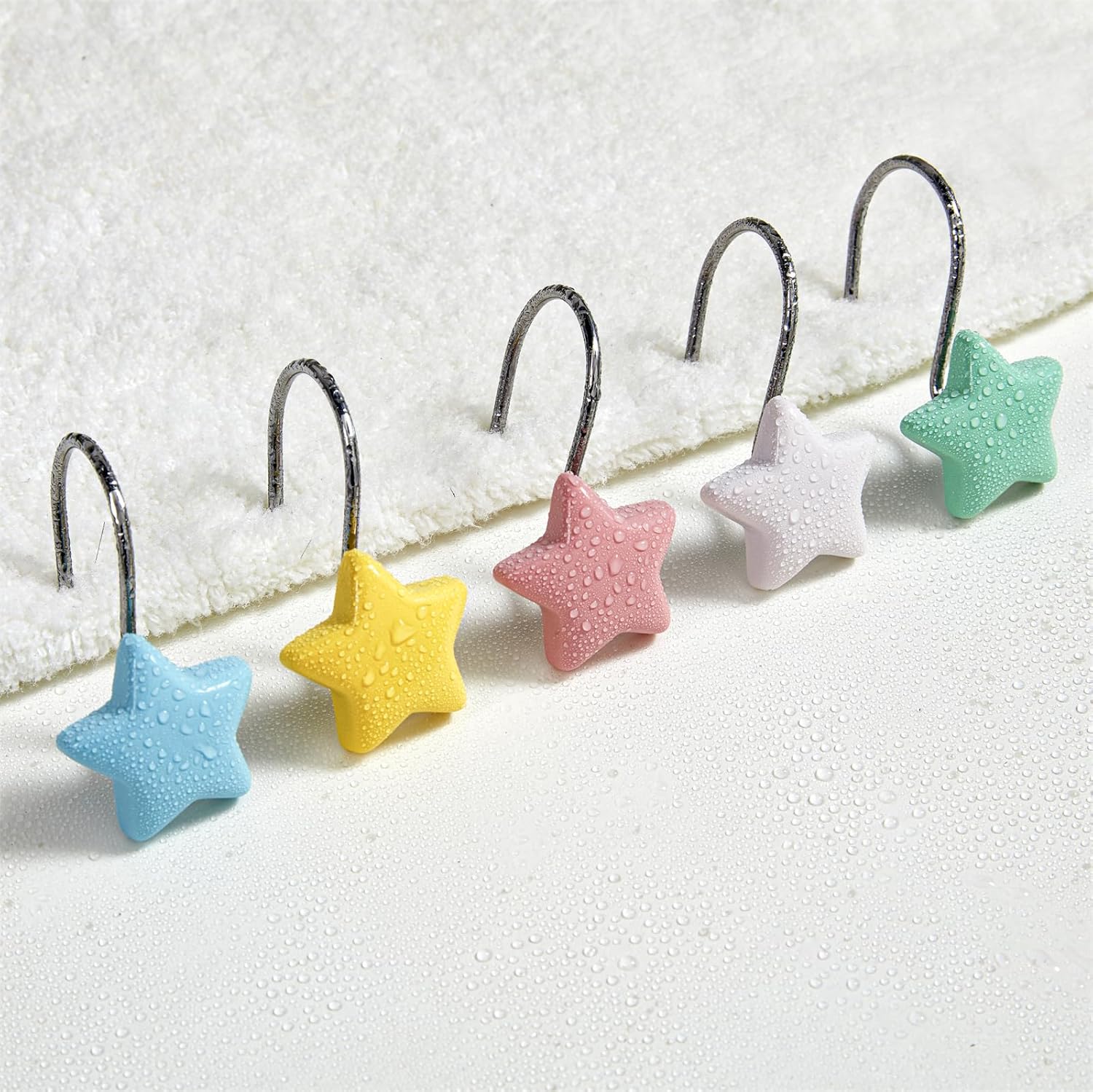 Stylish Star Shower Curtain Hangers