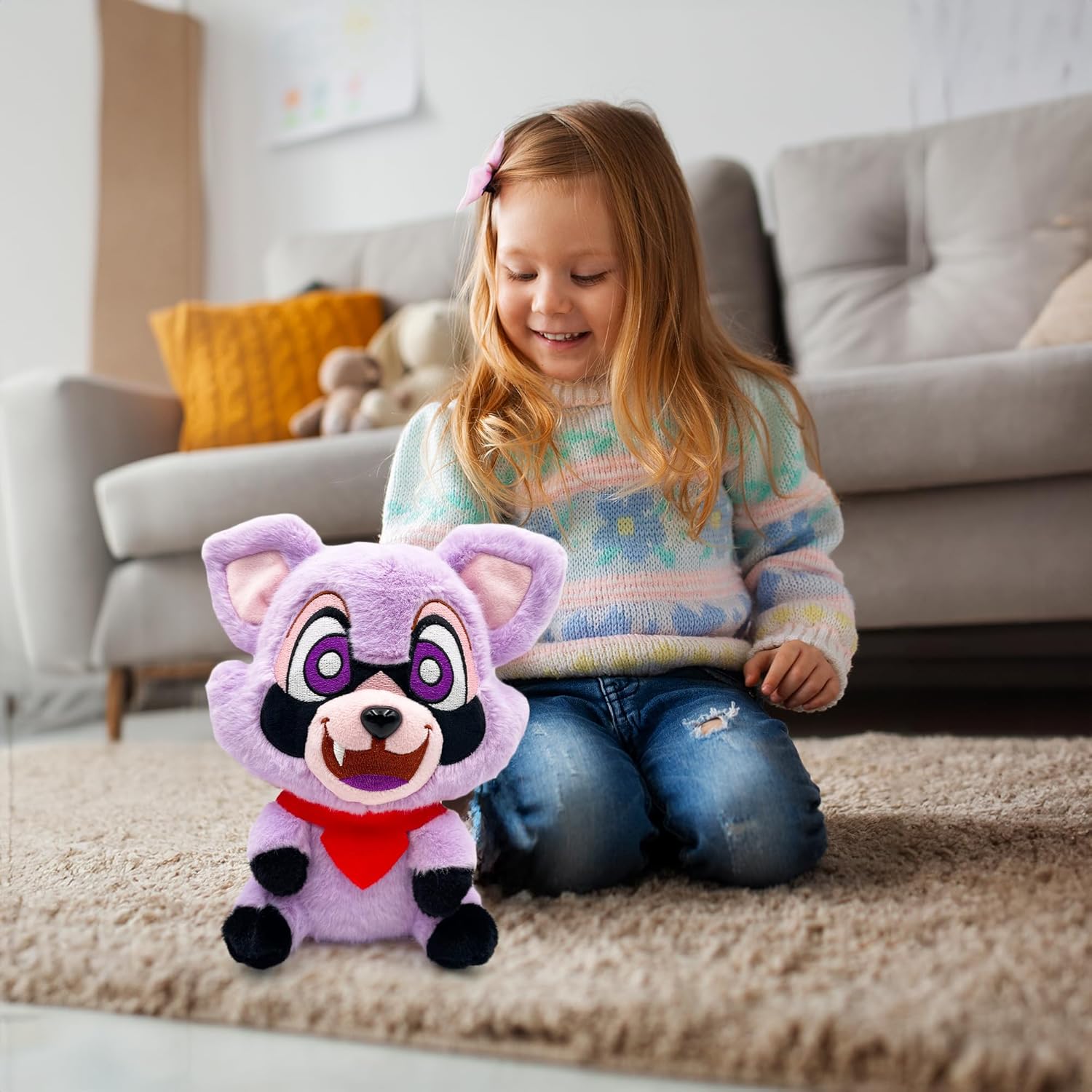 Indigo Park Plush Toys - Rumbley The Raccoon Stuffed Raccoon Pillow