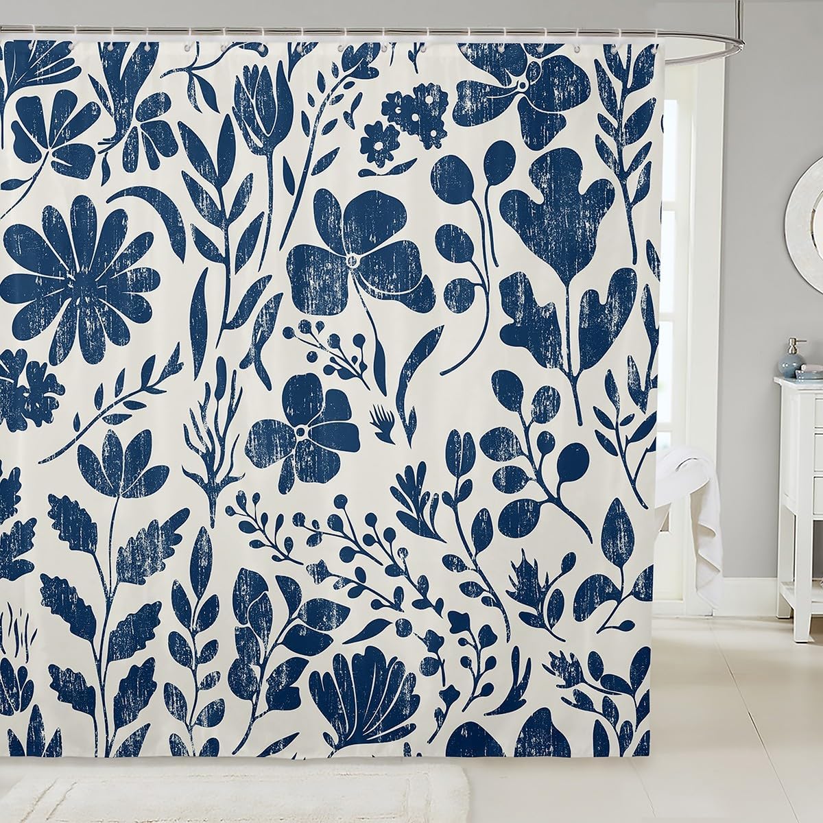 Feelyou Beautiful Floral Design 72x72 shower curtain