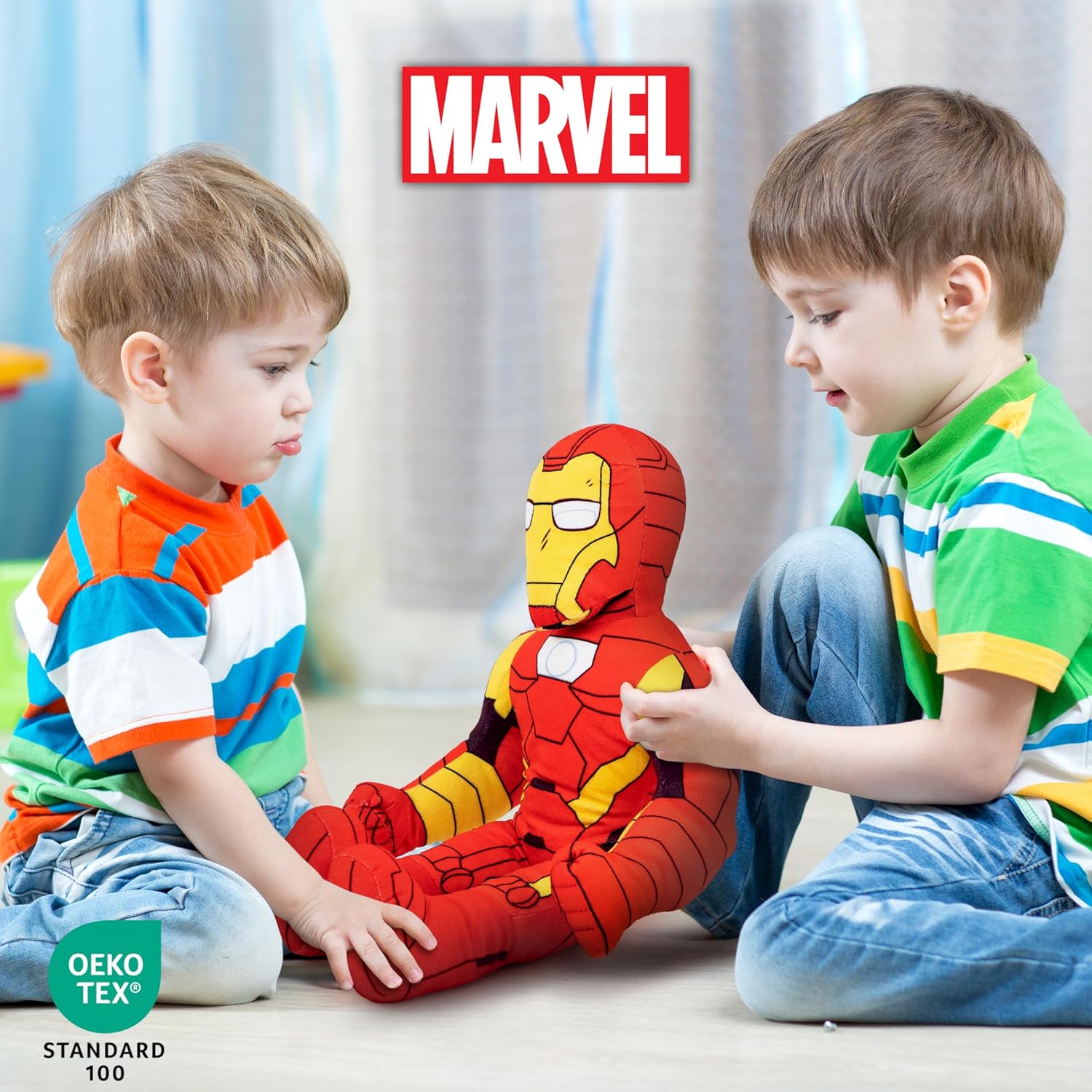 Iron Man Super Hero Plush Toddler Pillow Buddy Marvel