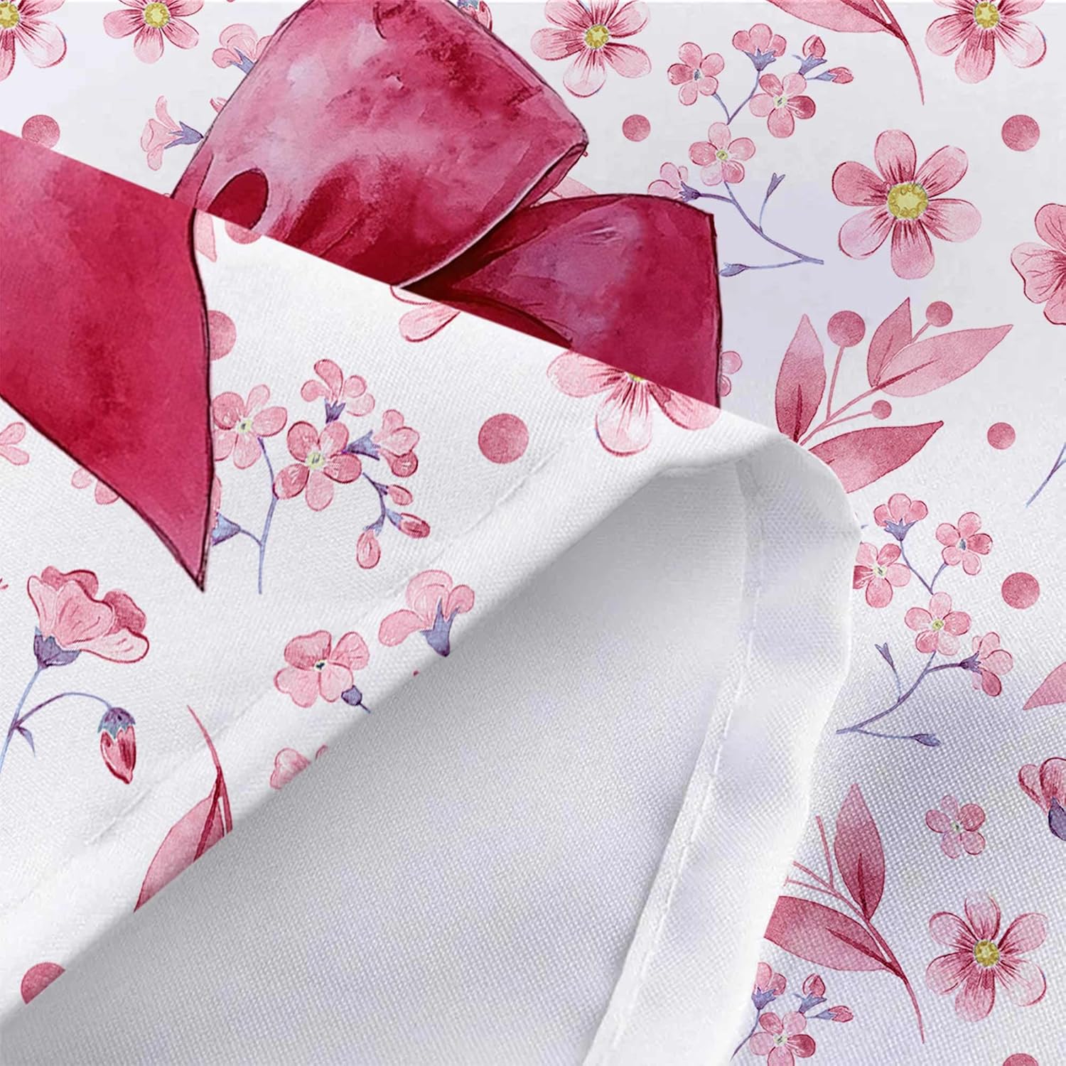 St Patricks Day Bow Adorable Pink Shower Curtain for Kids