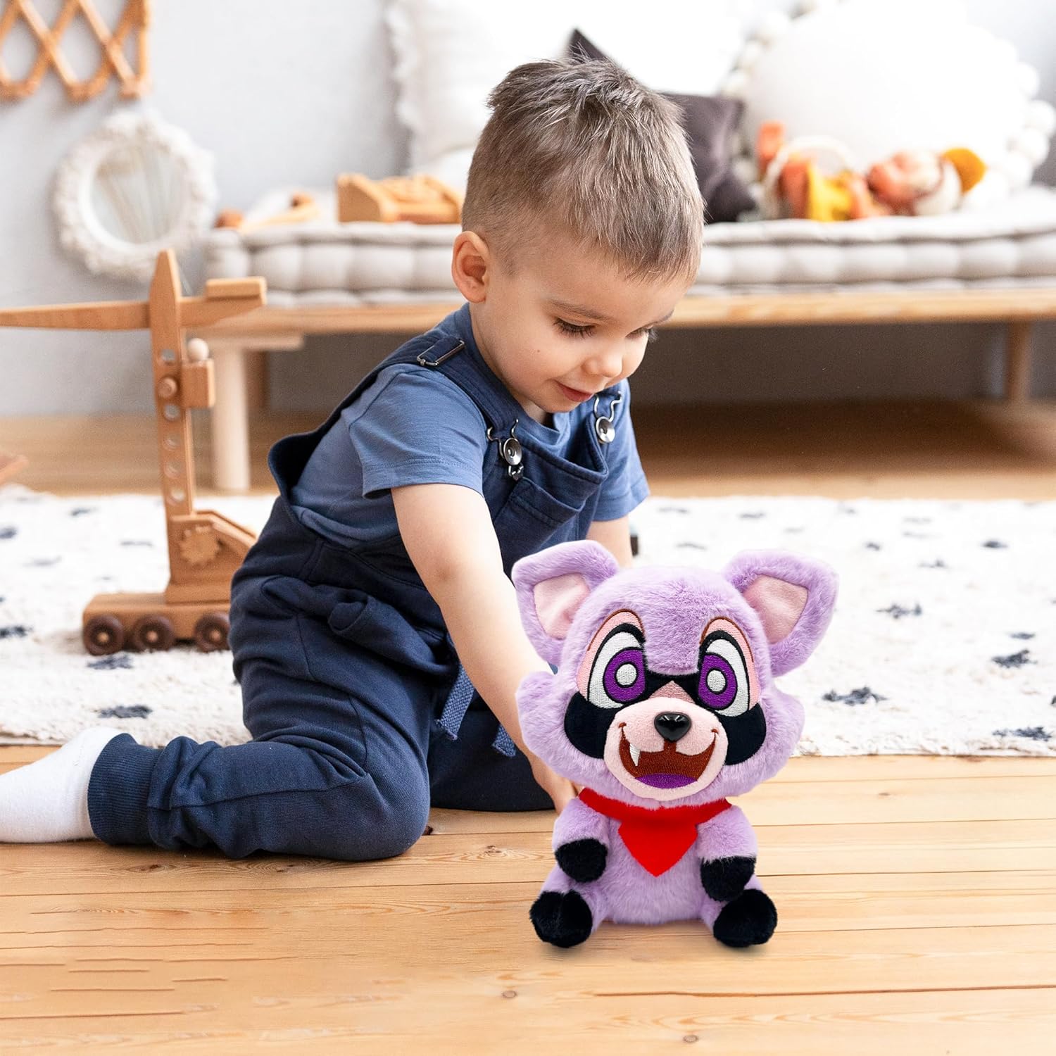 Indigo Park Plush Toys - Rumbley The Raccoon Stuffed Raccoon Pillow