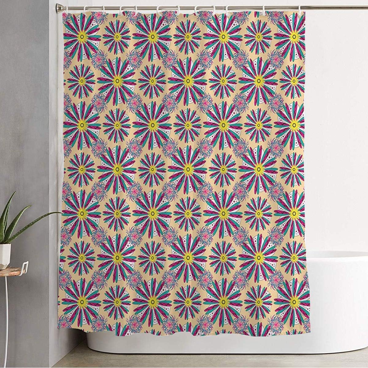 Starobos - Beautiful Millefleurs shower curtain set