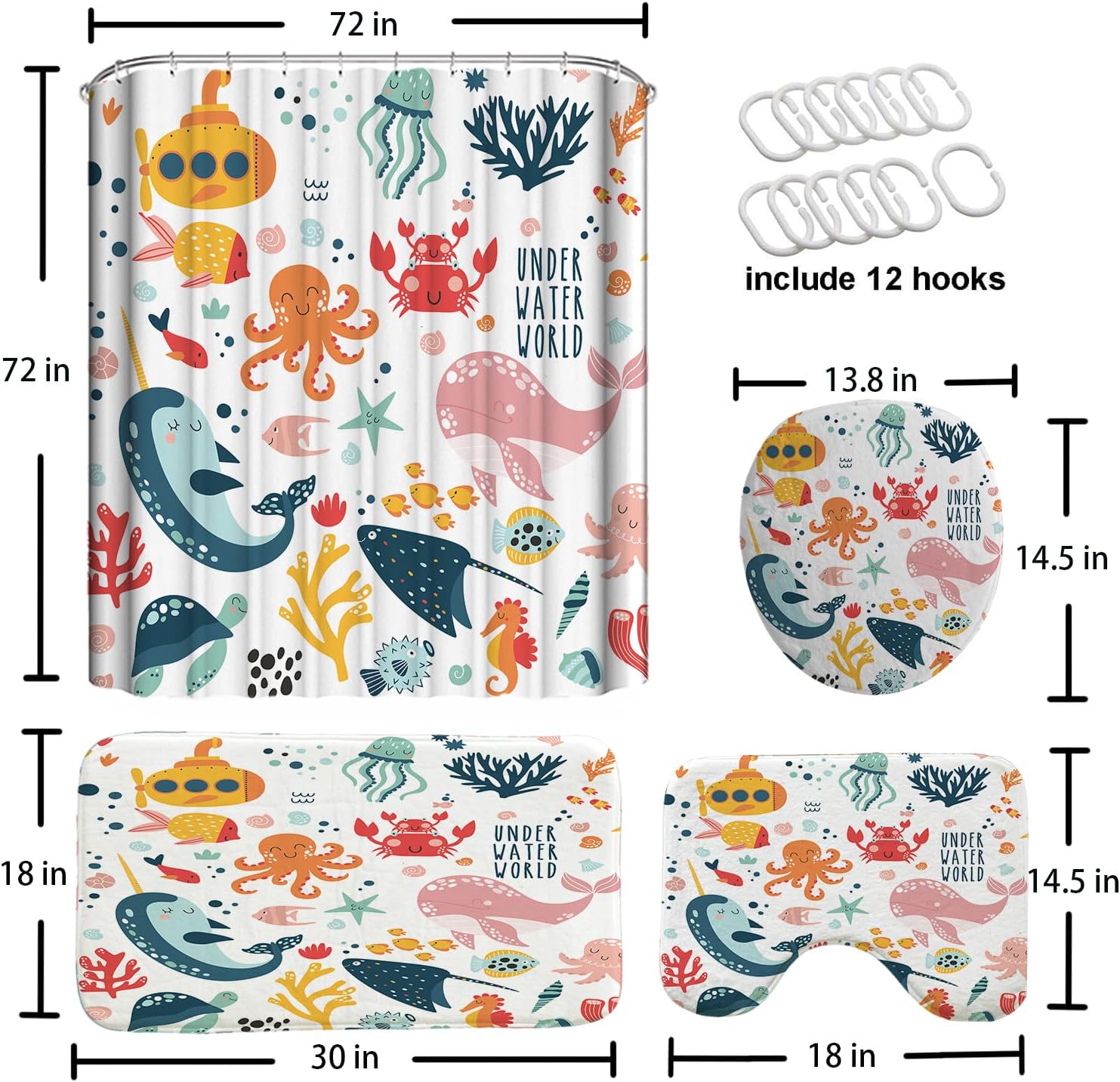 Adorable Kids Bath Set for Basic Refreshment