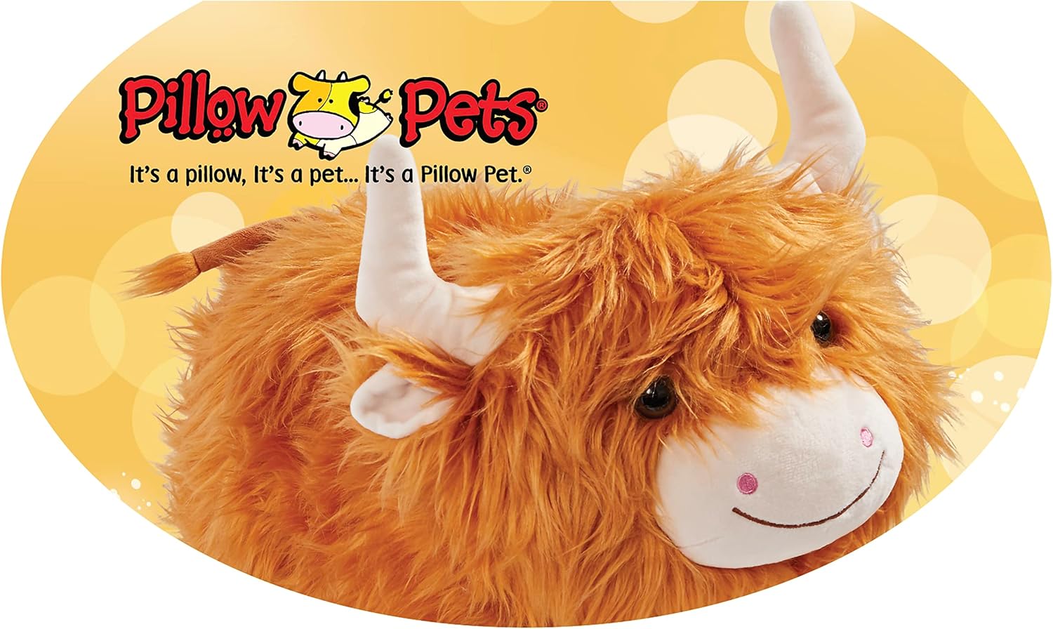 Pillow Pets 18 Highland Cow Stuffed Animal Plush Toy