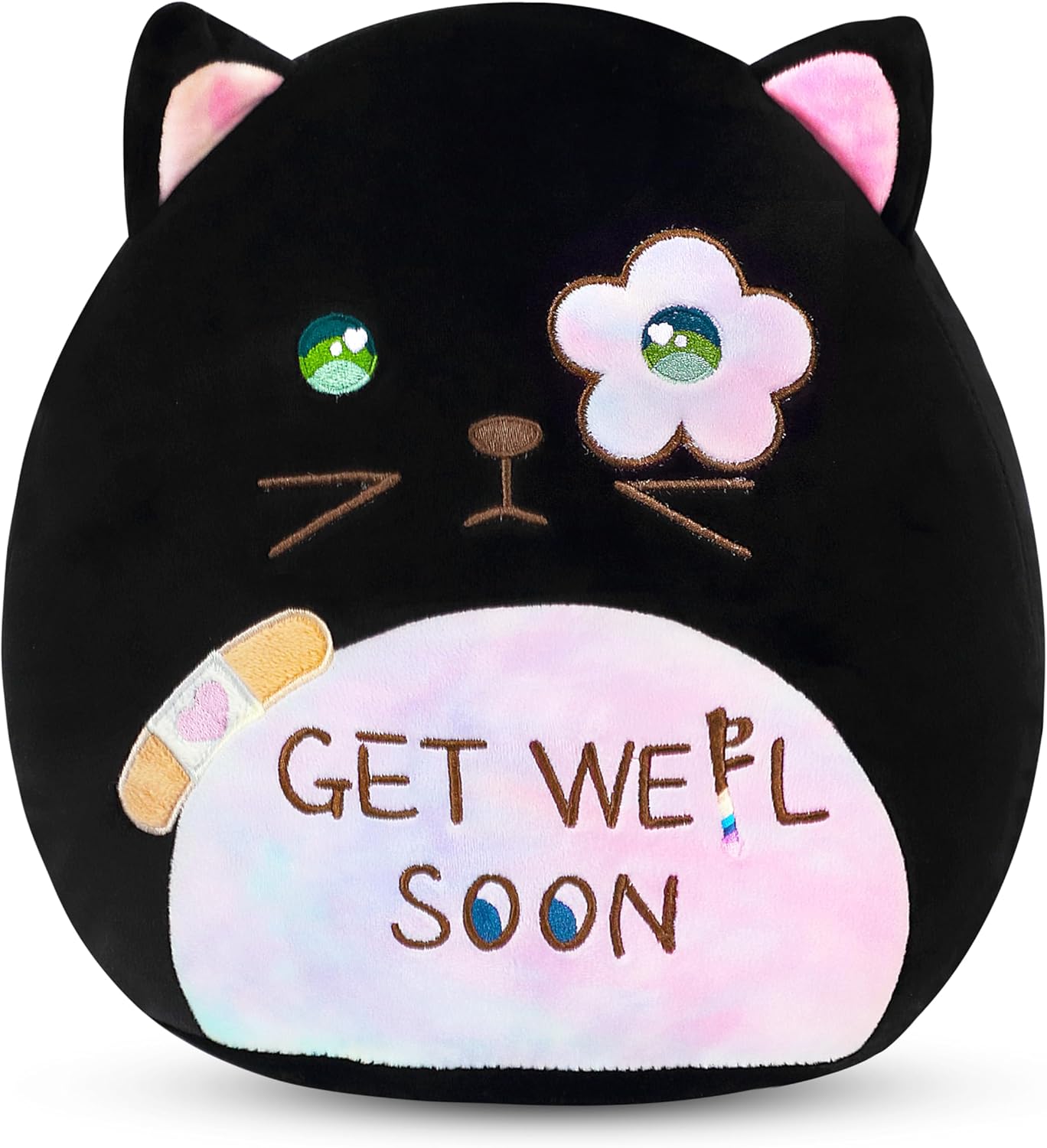 Easfan Get Well Soon Cat Plush Pillow