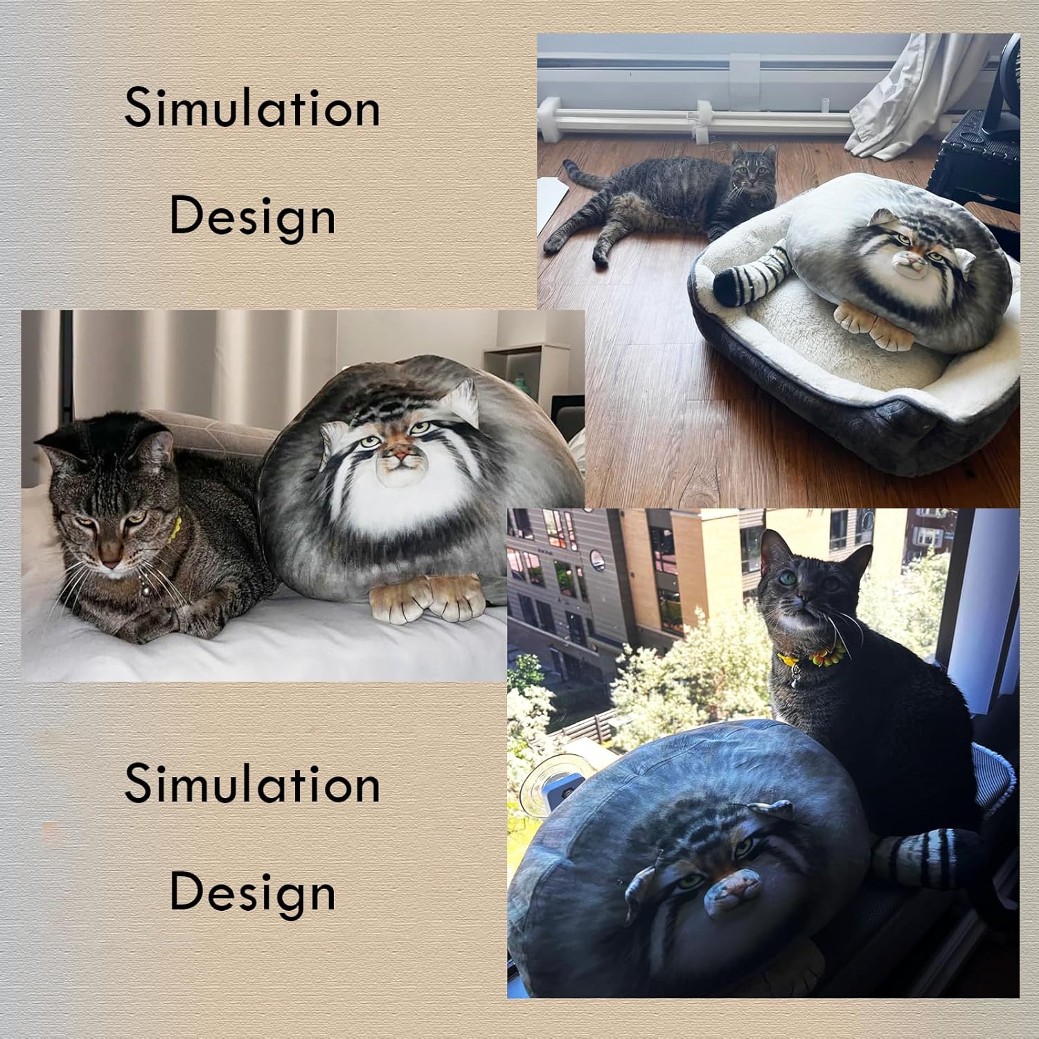 Cuddle Your Cat - Huggable Plush Pillow for Kids Adults