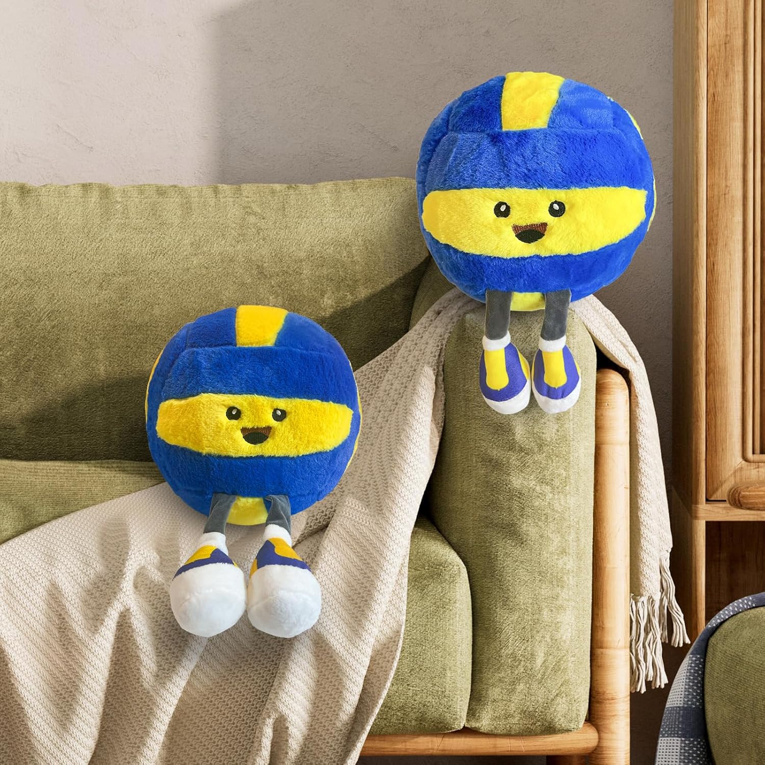 Fun Volleyball Plush Pillow