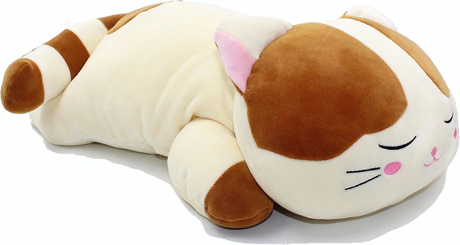 Love and Relax Multi-Purpose Plush Cat Pillow