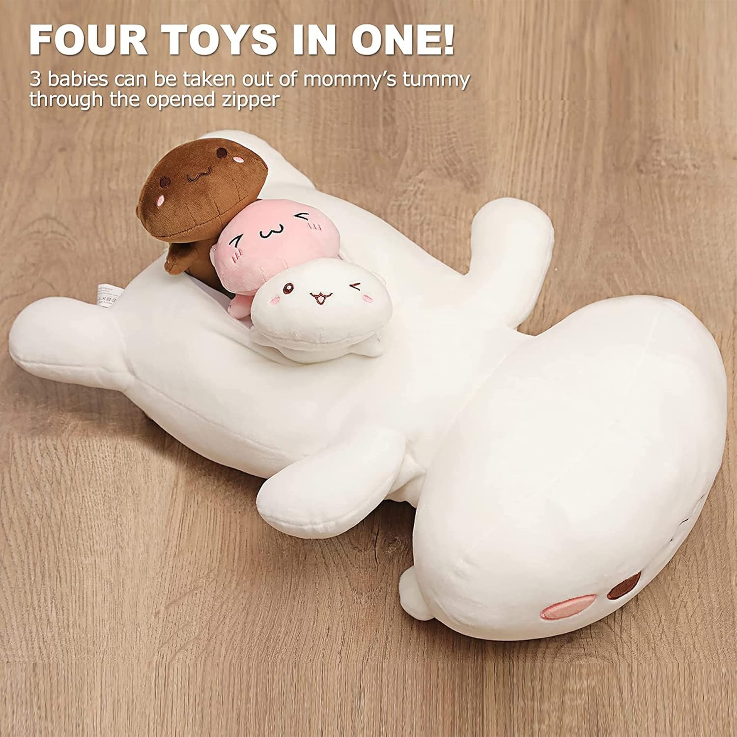 Onsoyours Cat Plush Mommy 197 In 4 Piece Set
