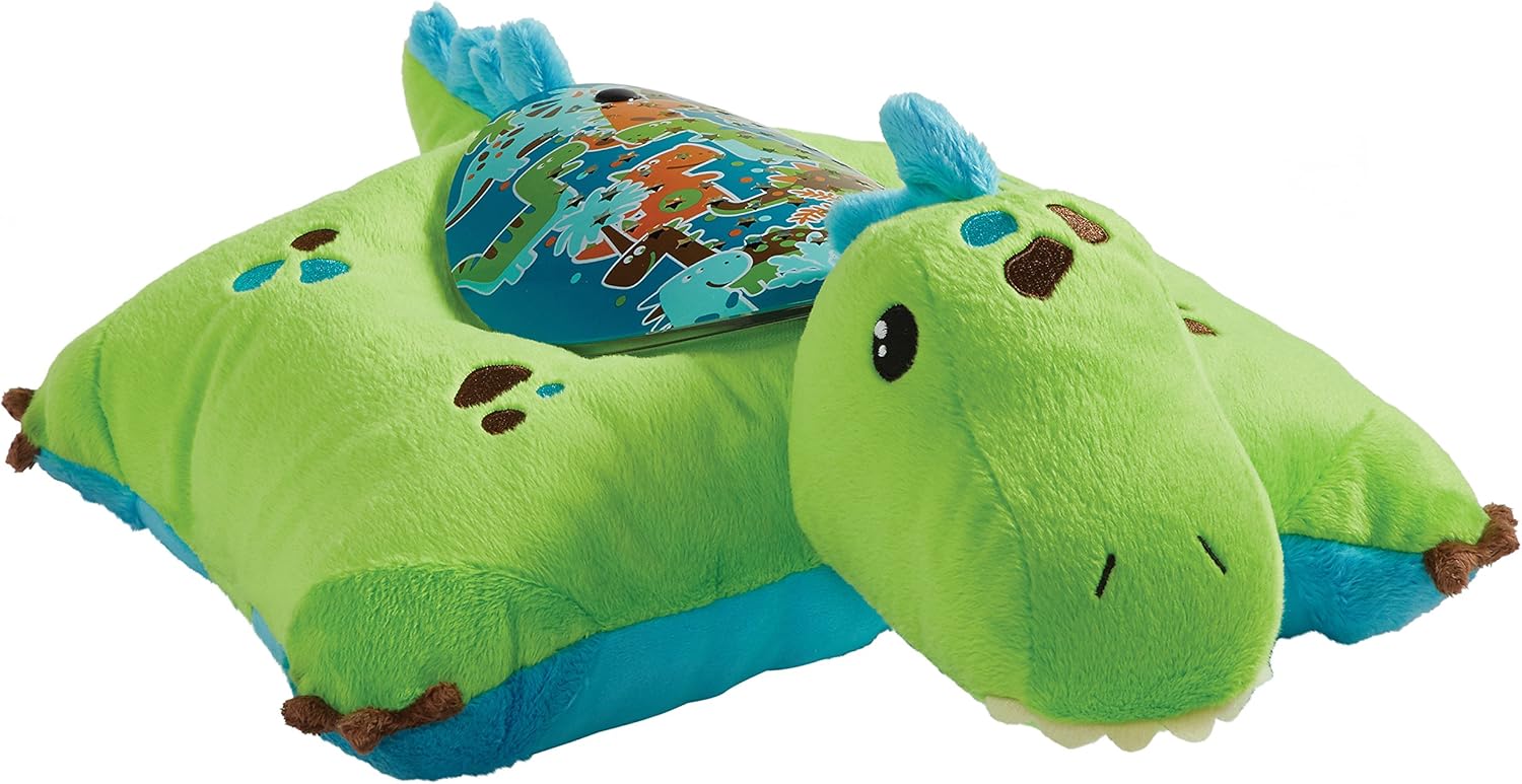Pillow Pets Green Dinosaur Plush Night Light 1